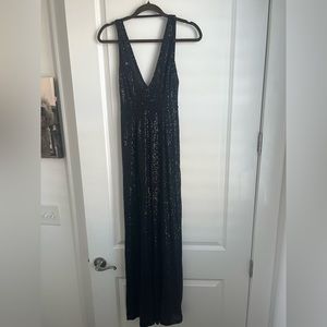 Fashion Nova Black Sequin Jumpsuit